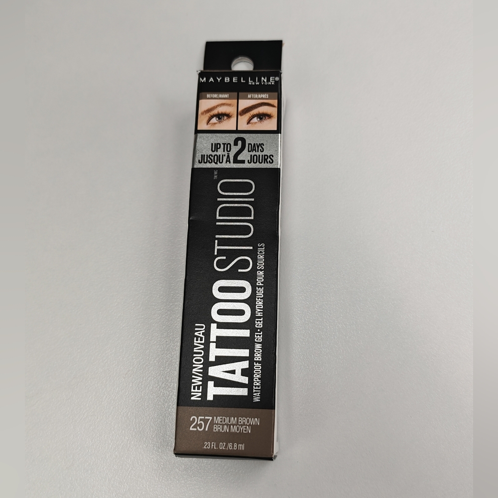 Maybelline Tattoo Brow Waterproof Eyebrow Gel #257 Medium Brown